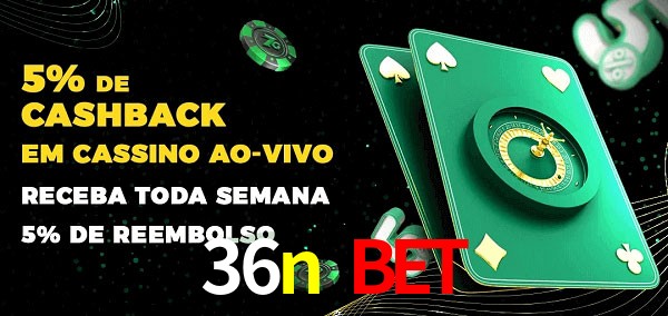 Promoções do cassino ao Vivo 36n bet